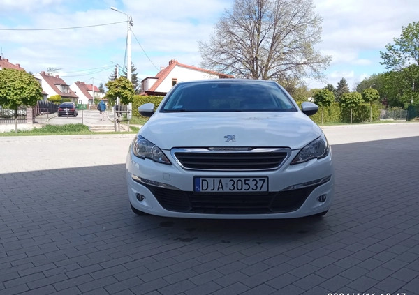 Peugeot 308 cena 39900 przebieg: 42252, rok produkcji 2017 z Jawor małe 232